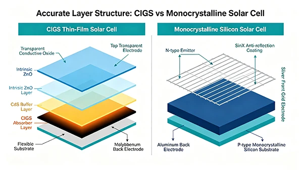 CIGS vs Monocrystalline Solar Cell Structure Comparison.png CIGS vs Monocrystalline Solar Cell Structure Comparison.png